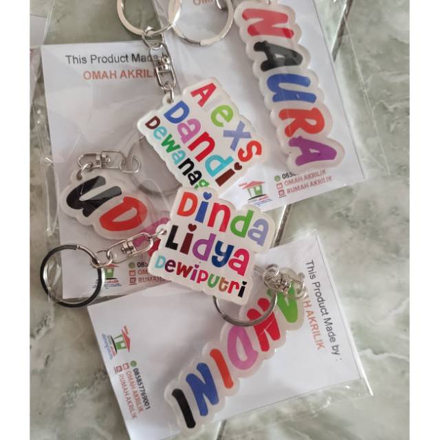 

GANCI NAMA FULL COLOUR SATU HARI JADI MIN ORDER 5