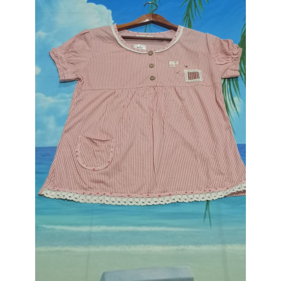 Baju Tidur 8332 Setelan Wanita Baby doll Celana Panjang Dewasa Allsize Piyama Kulot Murah Bahan Kaos