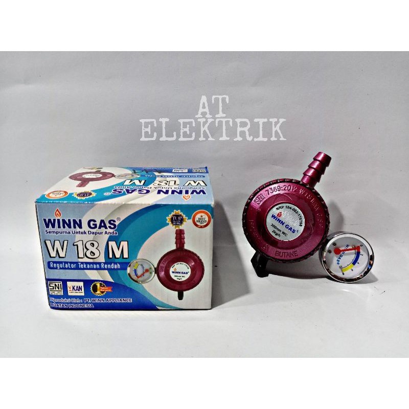 Regulator Tekanan Rendah Winn Gass W 18 M ( Meter )