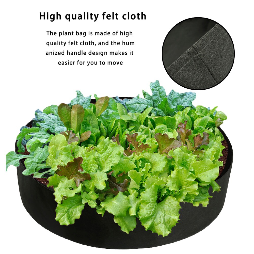 Flashmart Pot Tanaman Besar Minimalis Jumbo Fabric Breathable 50 Gallons