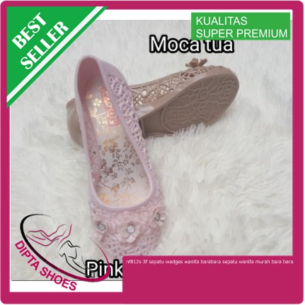 nf812s-3f sepatu wedges wanita barabara sepatu wanita murah bara bara