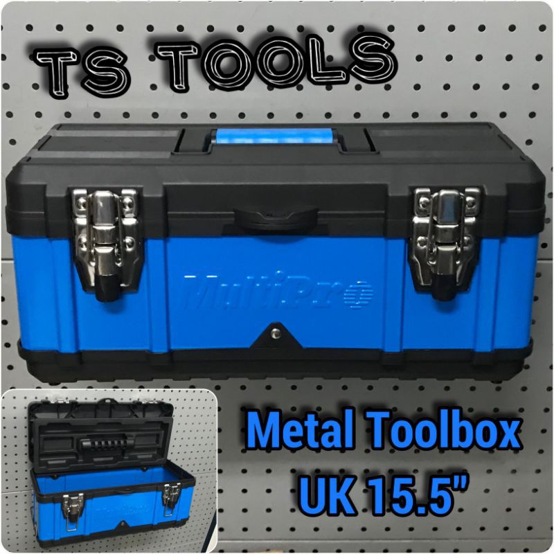 Tool box Multipro ToolBox Multipro Bahan Besi Uk 15,5" Kotak Penyimpanan Kunci Tang Obeng