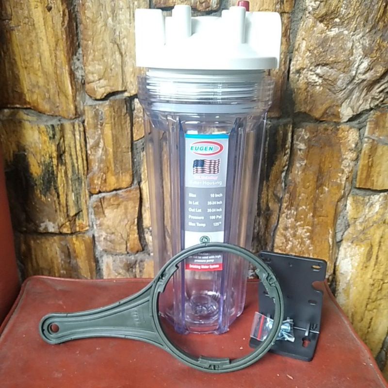 tabung housing filter air clear bening transparan Eugen 10in