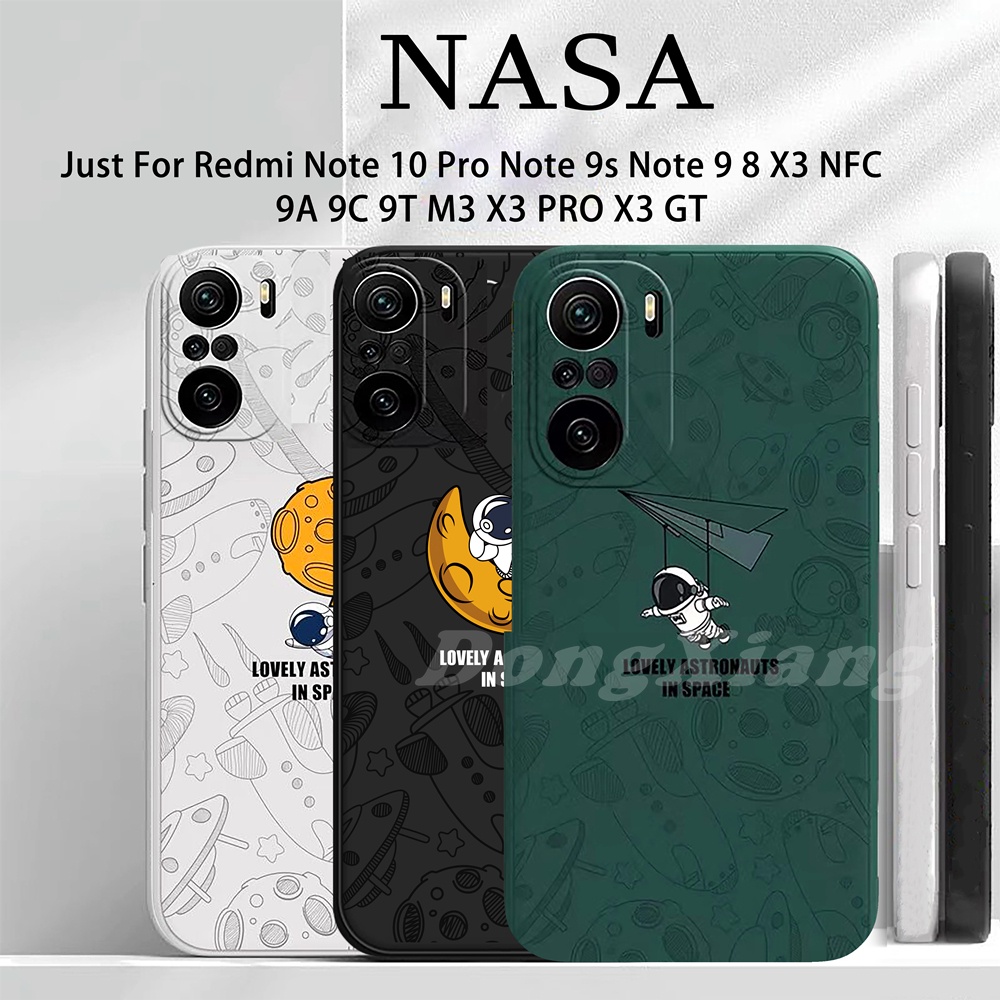 Case Desain Kamera Astronaut Luar Angkasa Untuk Redmi Note 11 Note 11s 9T POCO M3 Redmi Note 9s Note 9 Pro Note 9 Note 8 Note 8 Pro