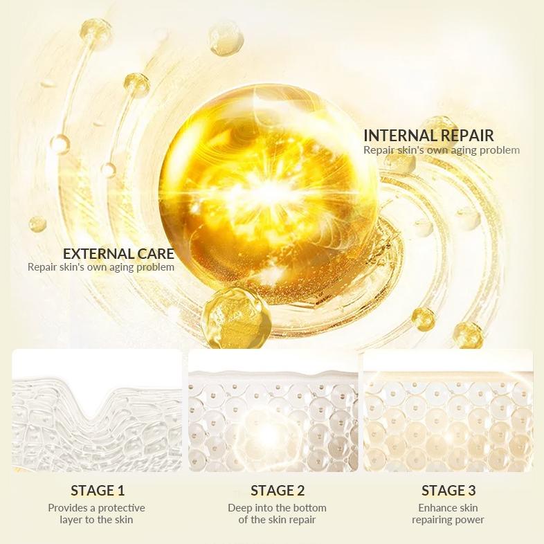 Bioaqua 24K Gold Essence Skin Brightening/Serum Wajah/Essence Cream 50G