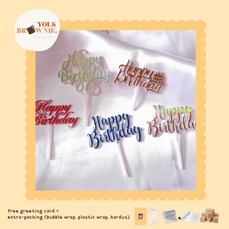 

YOLSBROWNIE Spunbond Bag (Tas Kain), Topper, Magic Candles (Lilin)
