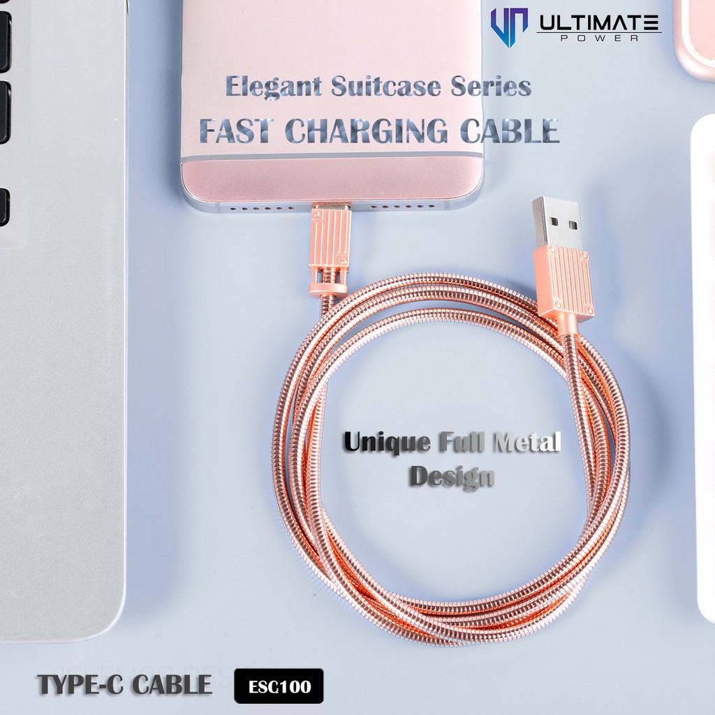 Cable Type C 1M Fast Charging Ultimate Power Elegant Suitcase Series Fast Charging ESC100