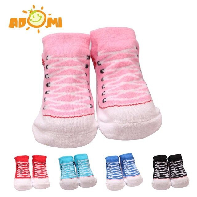 Kaos Kaki Bayi IMPORT Model Sepatu Umur 0 - 12 Bulan Anti Slip Kaos Kaki Bayi New Born - Kaos Kaki Bayi Lucu Trendy