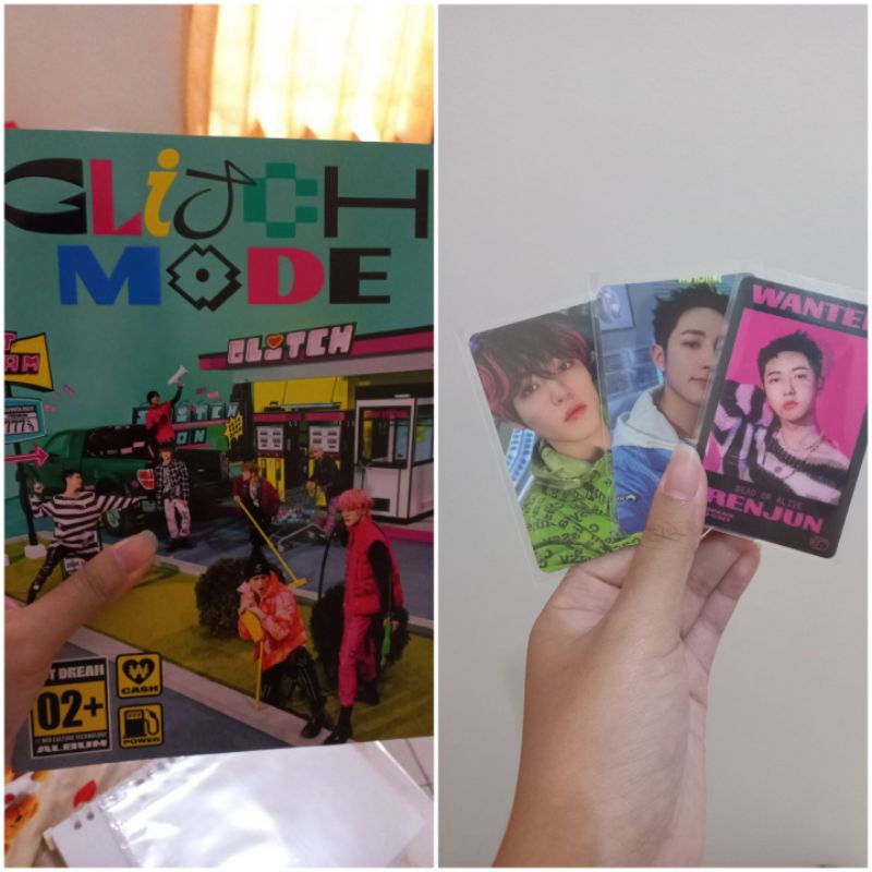 NCT Dream 2nd Album Glitch Mode Photobook Album Only Renjun Jeno Lenticular Glitch Digipack Chenle P