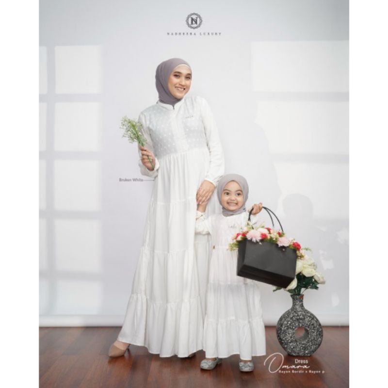 Omara Dress Couple New Mom & Kids by Nadheera ( READY STOK SIAP KIRIM)