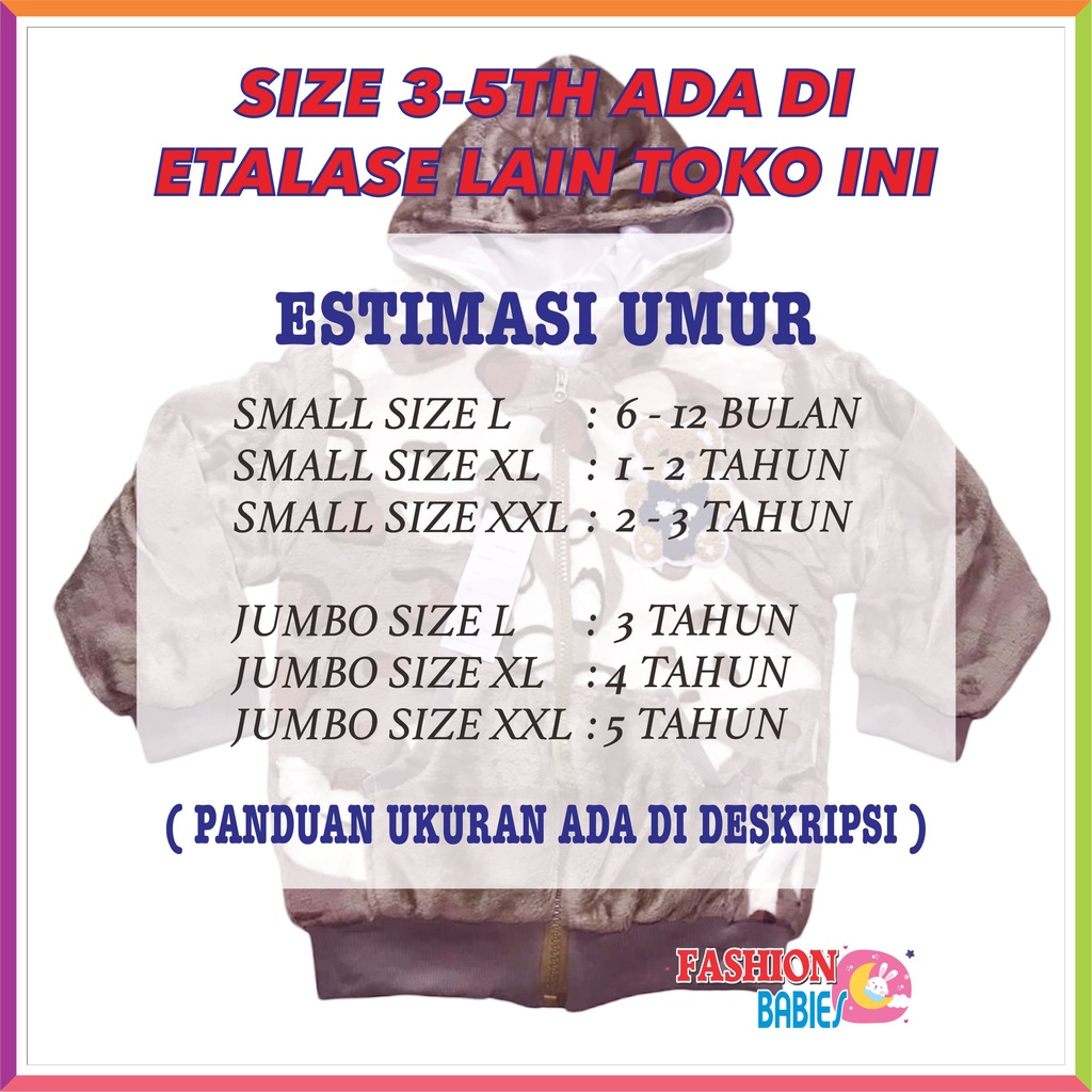 ❤ Fashionbabies ❤ JAKET BULU TEBAL IMPORT ANAK LAKI LAKI 0-3 TH