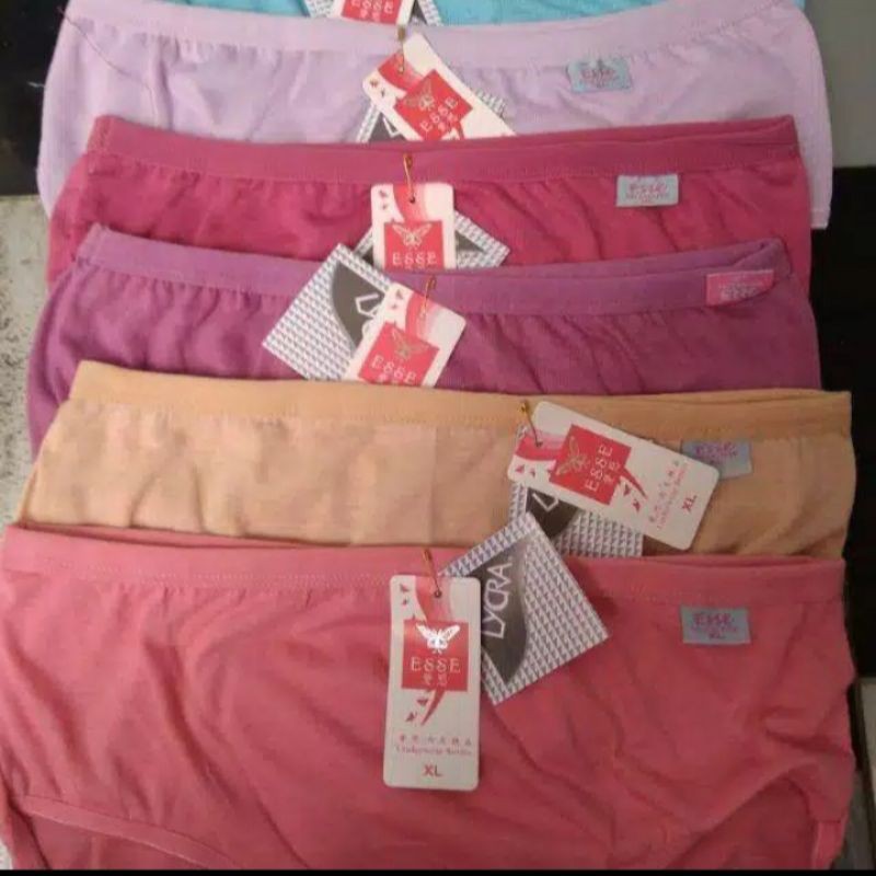 6 PCS CELANA DALAM WANITA POLOS