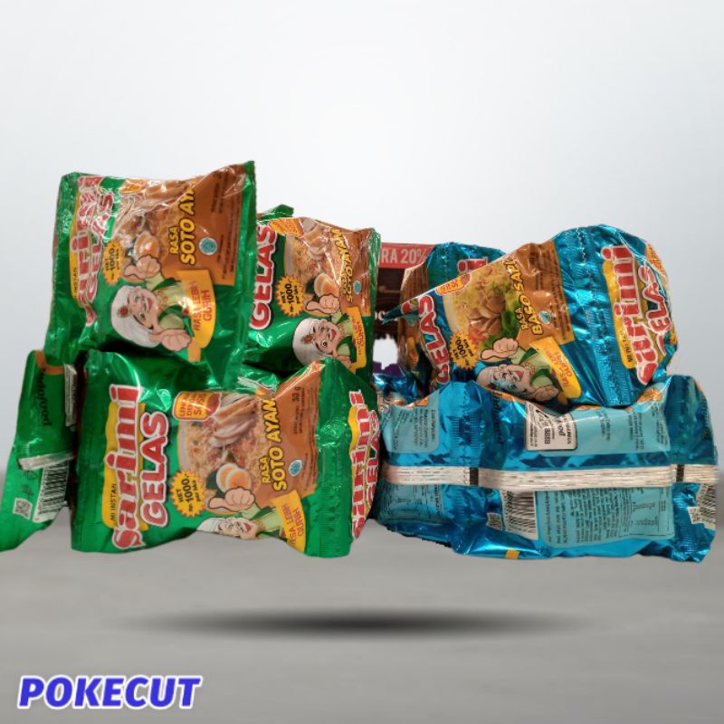 

Sarimi gelas rasa Baso dan soto 1 renceng isi 10 pcs
