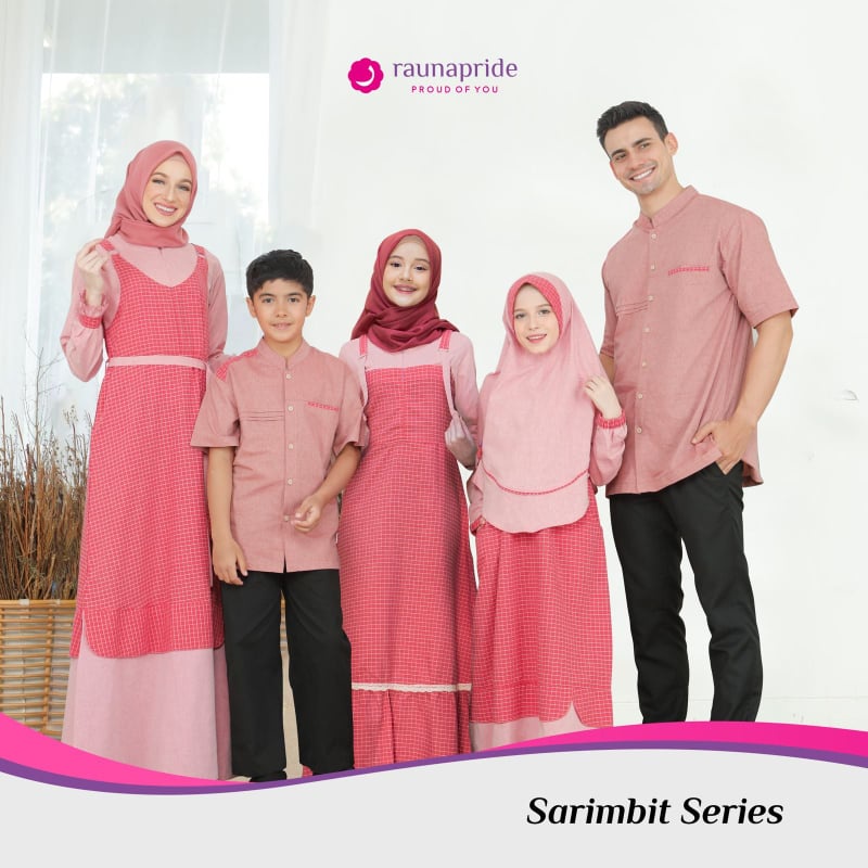 Busana Sarimbit Keluarga / Rauna SR - 332 / Fashion Muslim