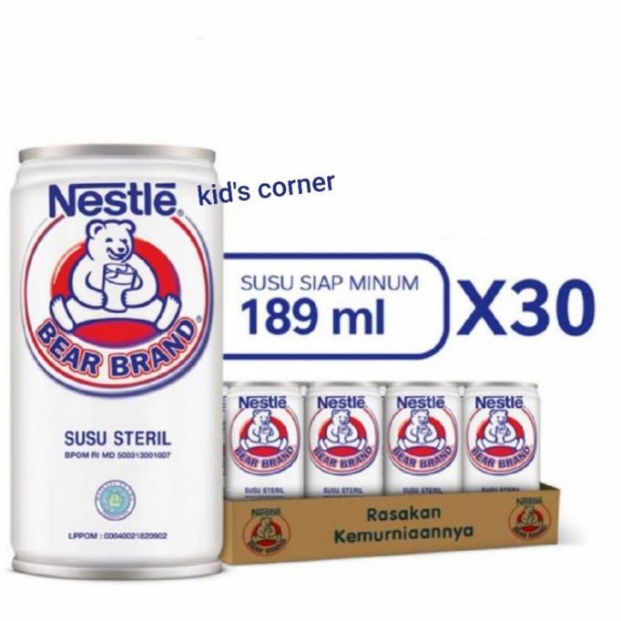 

(BISA COD) Bear brand 189ml 30kaleng (1tray) HEMAT Kode 48