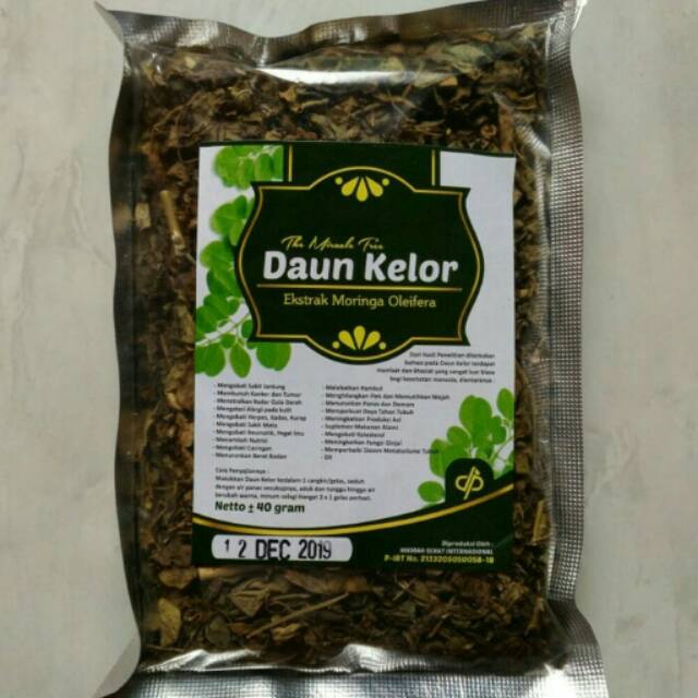 

Teh seduh curah daun kelor