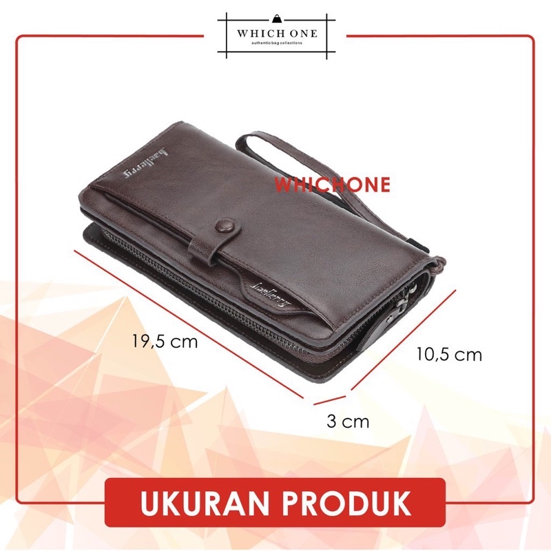 TAS SELEMPANG HANDBAG PRIA TERMURAH /    [BISA COD] Dompet Baellerry Panjang Ori Impor Hitam Coklat