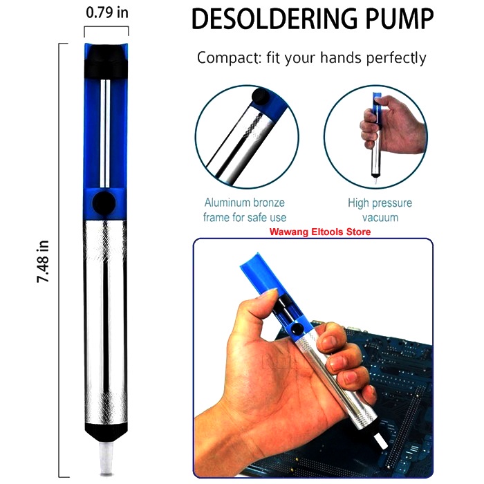 SEDOTAN TIMAH SOLDER KECIL PENYEDOT TIMAH SOLDER MINI DESOLDERING PUMP ALAT SEDOT TIMAH MINI