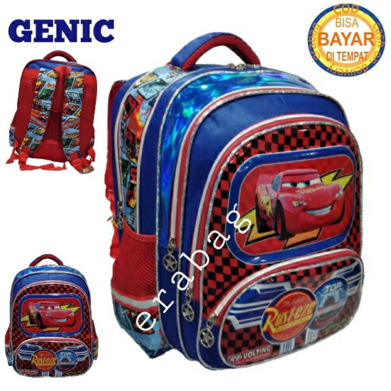 Tas ransel sekolah karakter anak SD laki laki Genic 27265