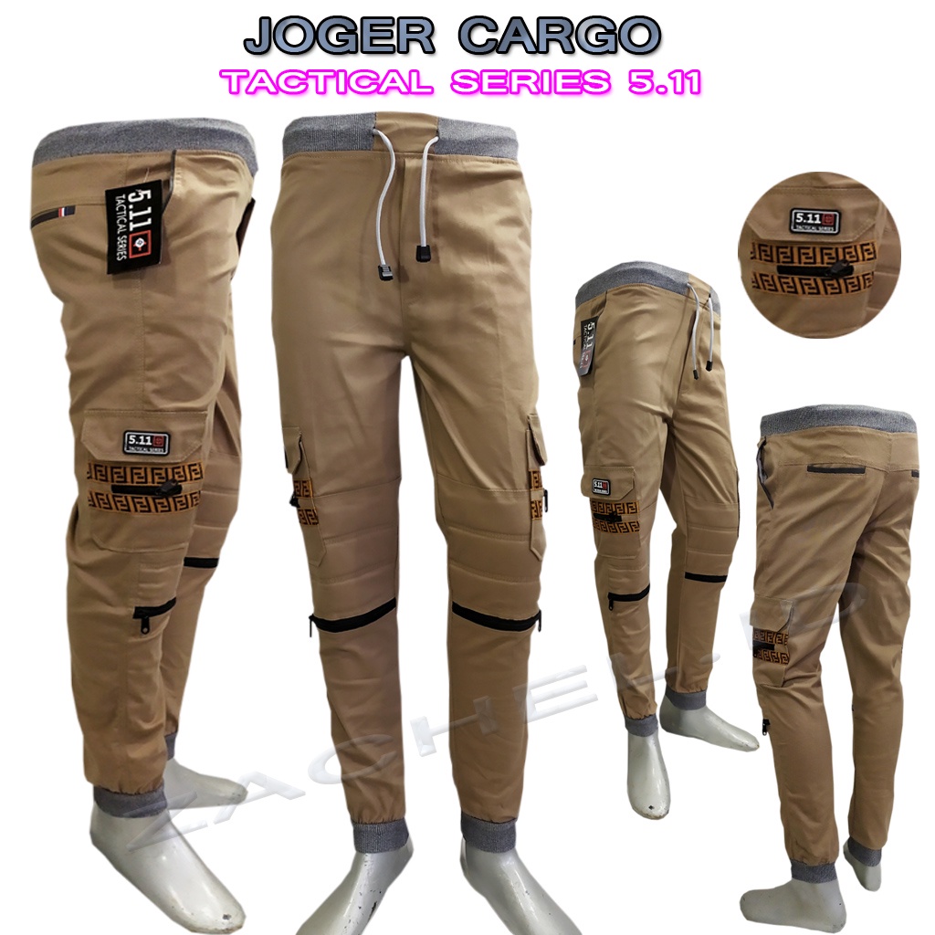 Celana Jogger Panjang Pria Model Cargo Tactical Series 5.11 Terbaru