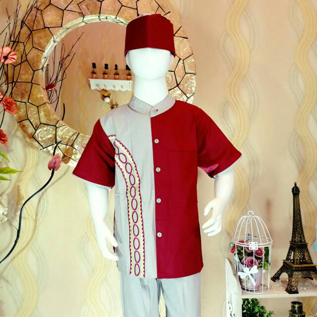 Koko Anak Merah Maroon