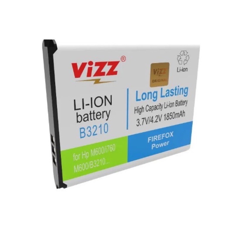 VIZZ Baterai Original Vizz Double Power Vizz B3210/M608 1850mah