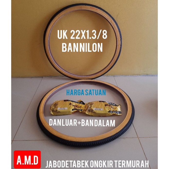 ban kursi roda ukuran 22 × 1.3/8 original