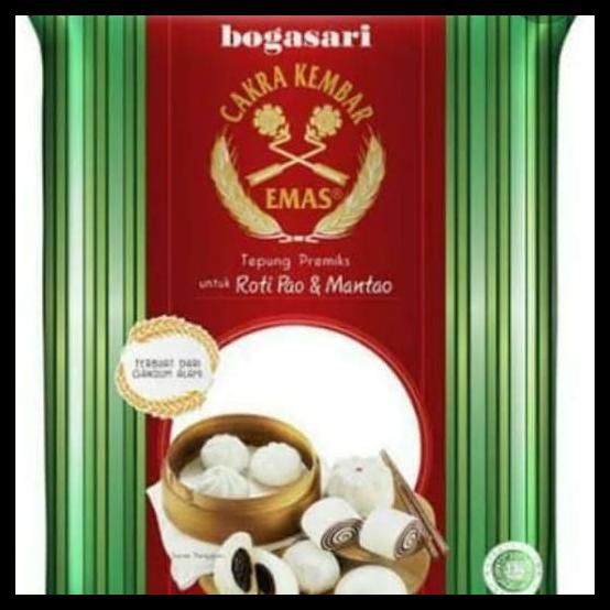

TERBARUU!! Tepung Terigu Cakra Kembar Emas untuk roti dan pao SALE
