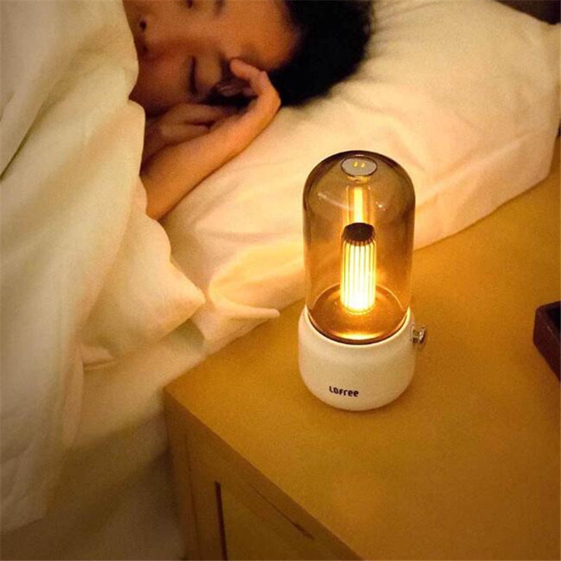 Youpin Lofree CANDLY Retro Light adjustable bright USB Charging Wired Two Light Modes Warm from xiaomi