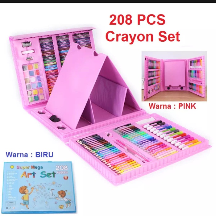 

[GRATIS ONGKIR] 208pcs Crayon Set Cat Minyak Pensil Warna Pastel untuk Anak Menggambar TERJAMIN