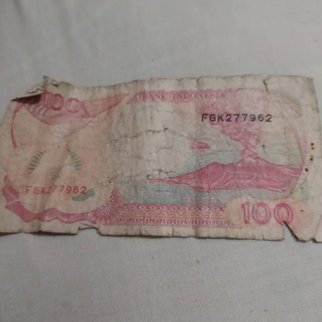 Uang kertas 100 rupiah (1992)