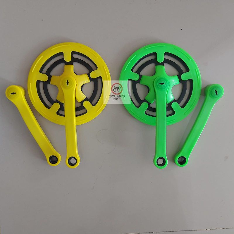 Crank Chainwheel Piringan Sepeda Fixie Minion Mini Trek 44T Warna