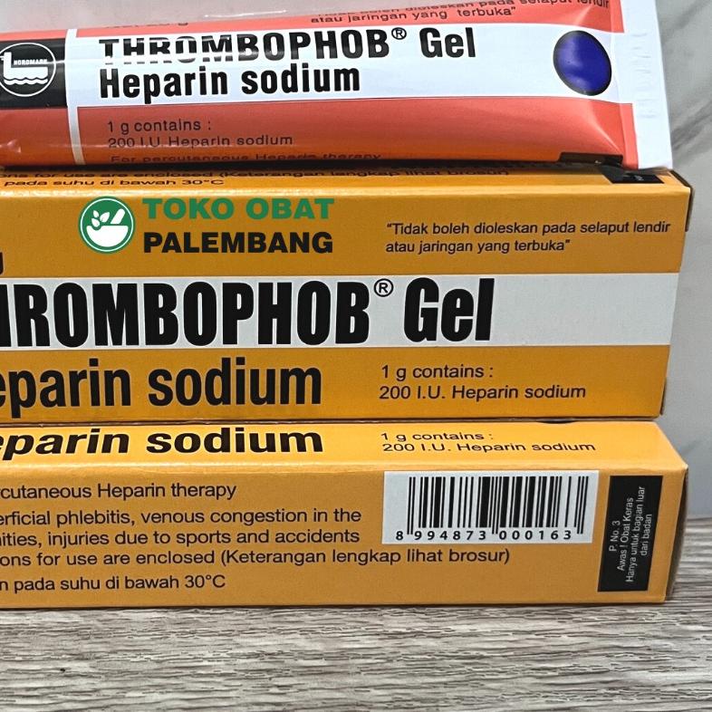 ← THROMBOPHOB GEL 20 GRAM HEPARIN SODIUM TROMBOPOB THROMBOPOP ♬