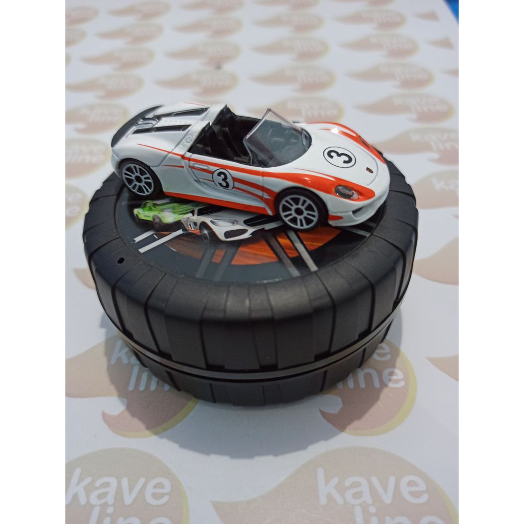 Majorette Pomade Porsche 916 Spyder Putih Orange