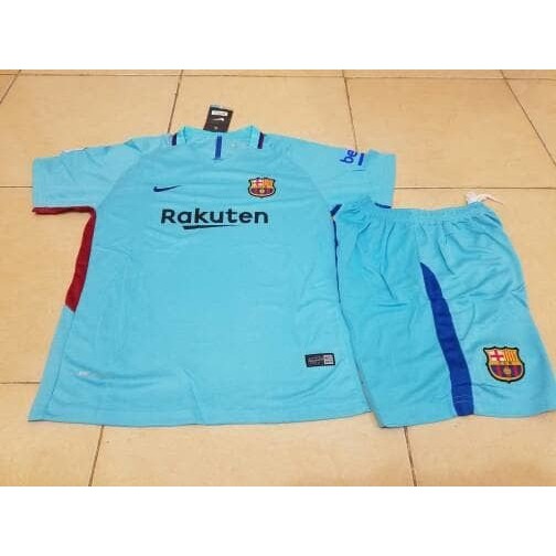 new JERSEY BARCELONA AWAY KIDS/ANAK 2017/2018 GRADE ORI