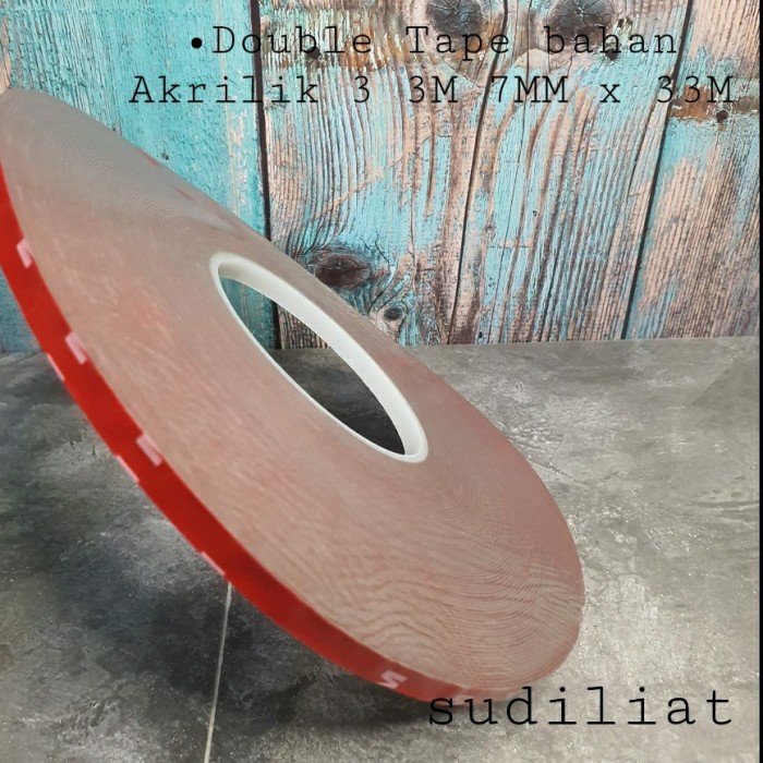 

DOUBLE TAPE BAHAN AKRILIK 3 3M 7MM × 33M