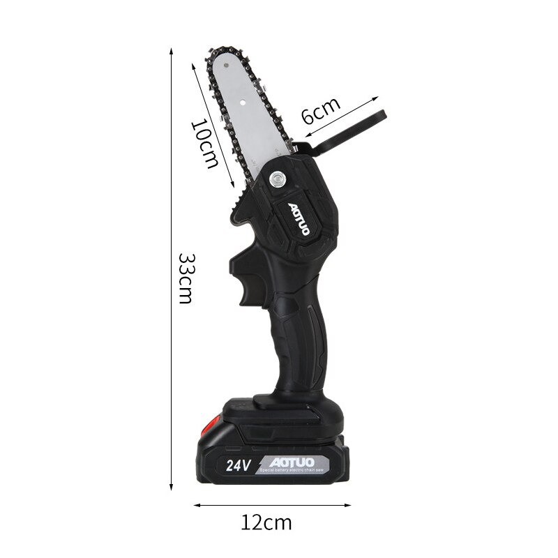 Gergaji Mesin Mini / Cordless Chainsaw 24V 800W / Gergaji Mesin