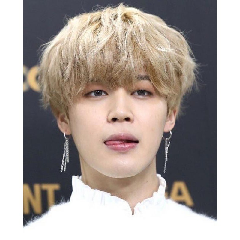 [Bayar Di Tempat]anting-anting Anting BTS Kpop Bangtan Boys JIMIN Rantai Perak Ear Studs