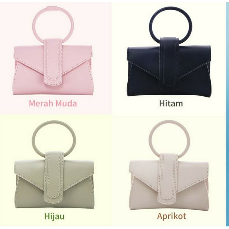 MINISO Tas Slempang Wanita Amplop Sling Bag Crossbody Bag Envelope