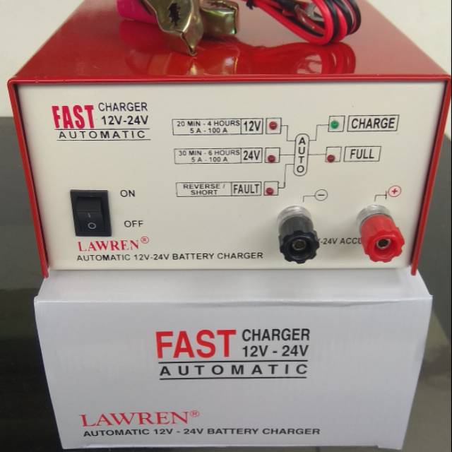 Fast Charger 12V 24V Automatic Lawren