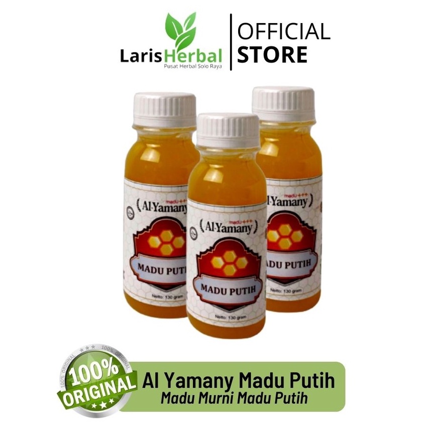 ORIGINAL AL YAMANY Madu Putih Madu Murni 100ml