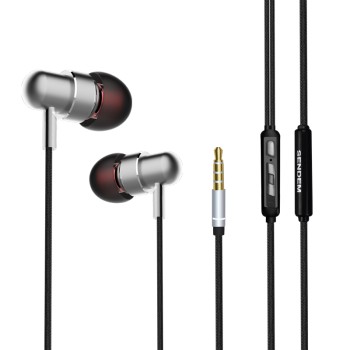 Earphone SENDEM U203 Dynamic Dual Speakers Superbass sporty Luxury Box