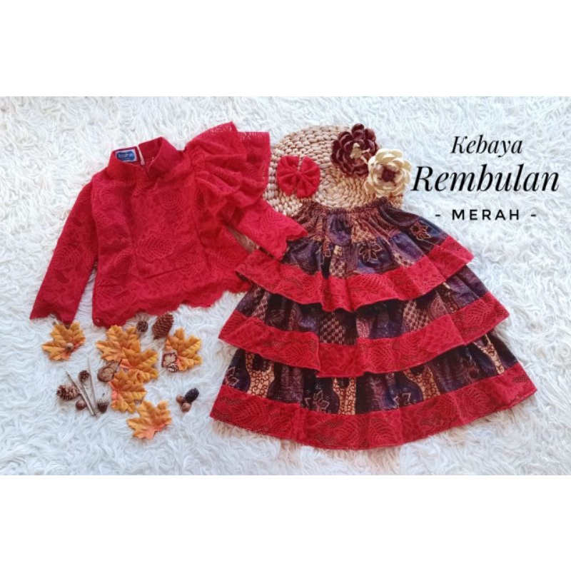 KEBAYA REMBULAN ANAK DAN DEWASA KEBAYA ANAK MURAH