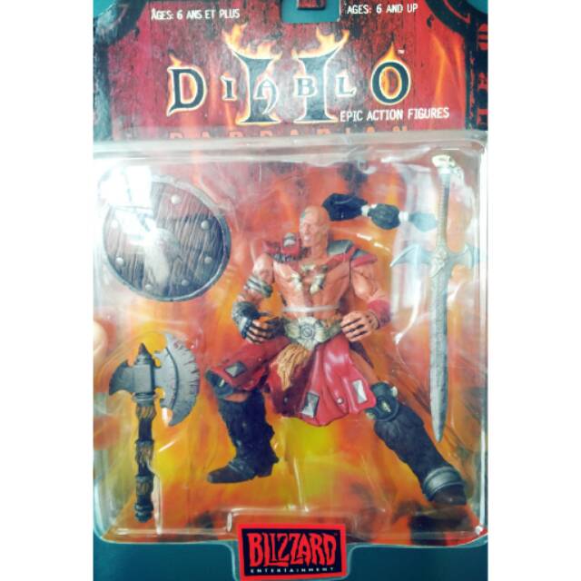 Action figure/figurin/figure/patung mainan pc game DIABLO BARRBARIAN