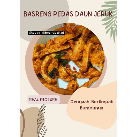 

Basreng Pedas Daun jeruk 100gr - BASRENG VIRAL - BSRENG SULTAN