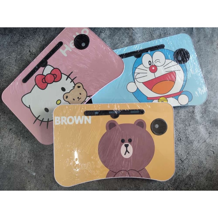 MEJA LIPAT BELAJAR ANAK PORTABLE LAPTOP DISNEY DORAEMON HELLO KITTY PRINCESS MEJA SEKOLAH / MEJA KOMPUTER