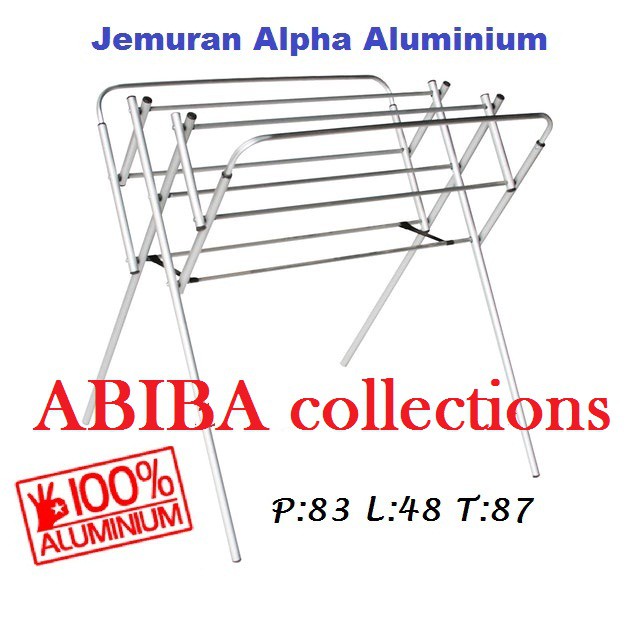 Jemuran Handuk Alumunium Lipat