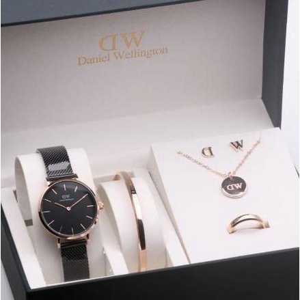 Jam Tangan Wanita DW Original Petite 1 Set Paket Premium