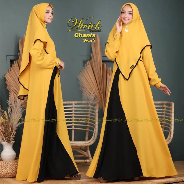 Chania Gamis Syari by Wwiek Original