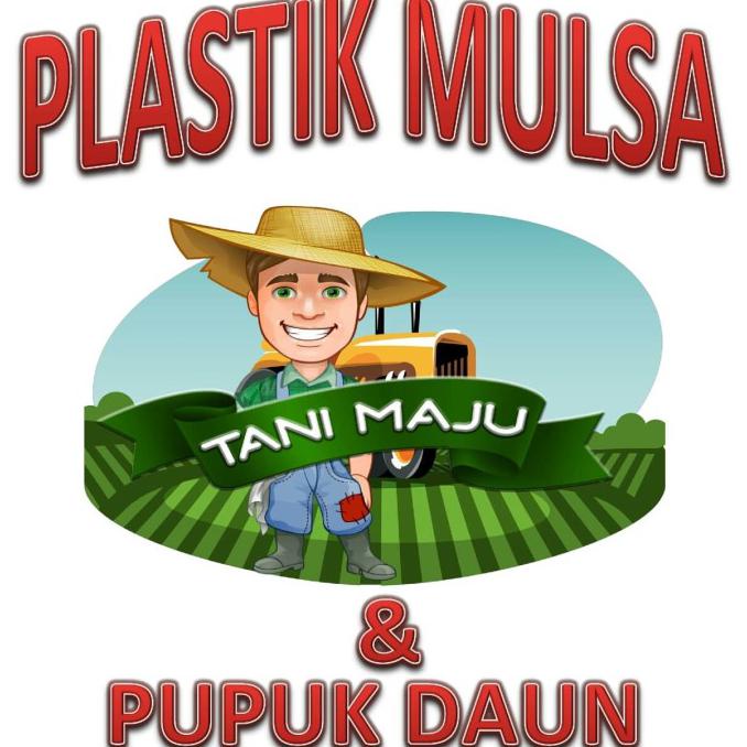 PLASTIK MULSA HITAM PERAK "TANI MAJU" 80/160 CM X 400 M